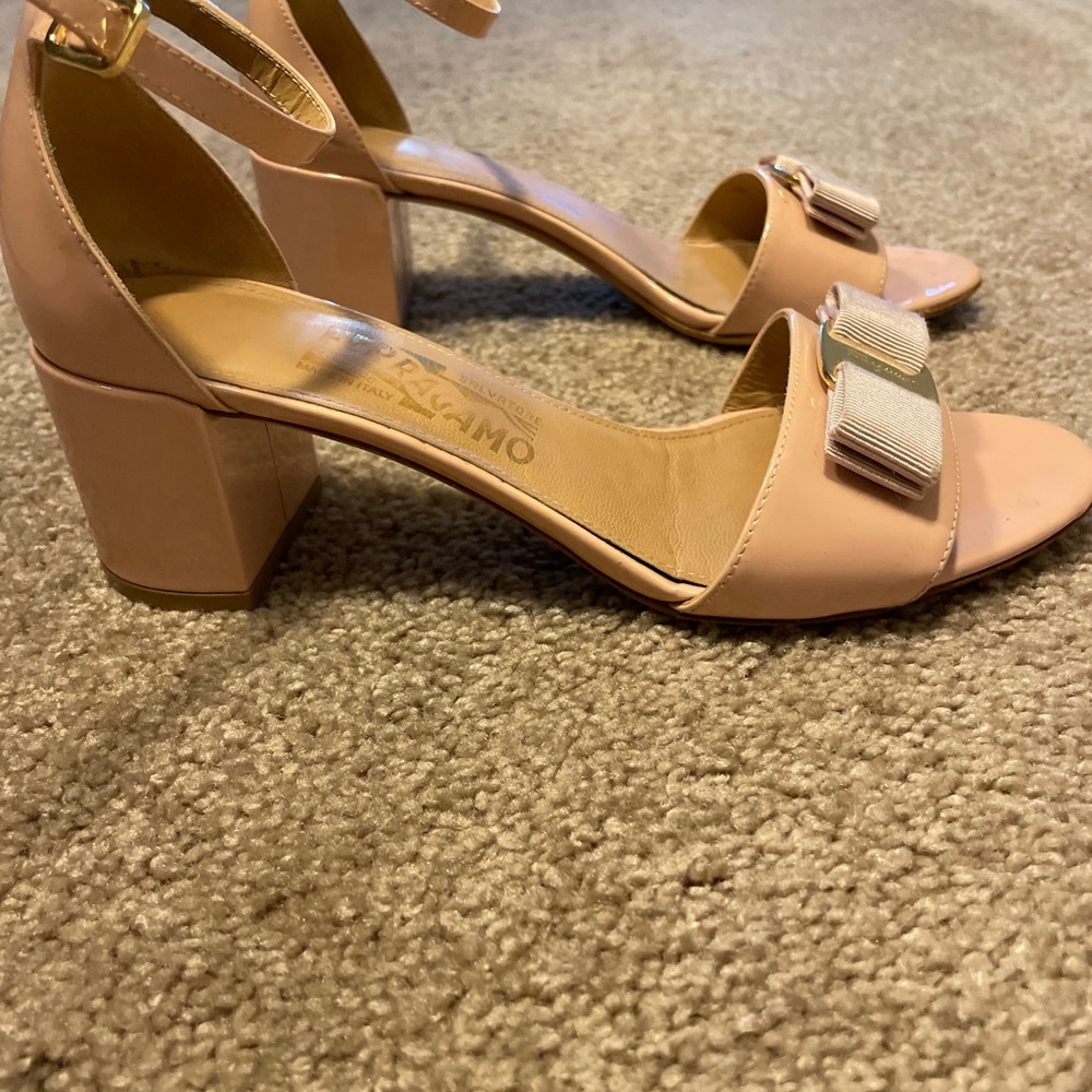 Women's Gavina Ankle Strap Block Heel, light pink